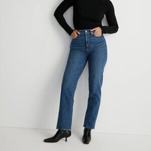 Madewell The Curvy Perfect Vintage Straight Jean, Mayfield Wash, Size 28